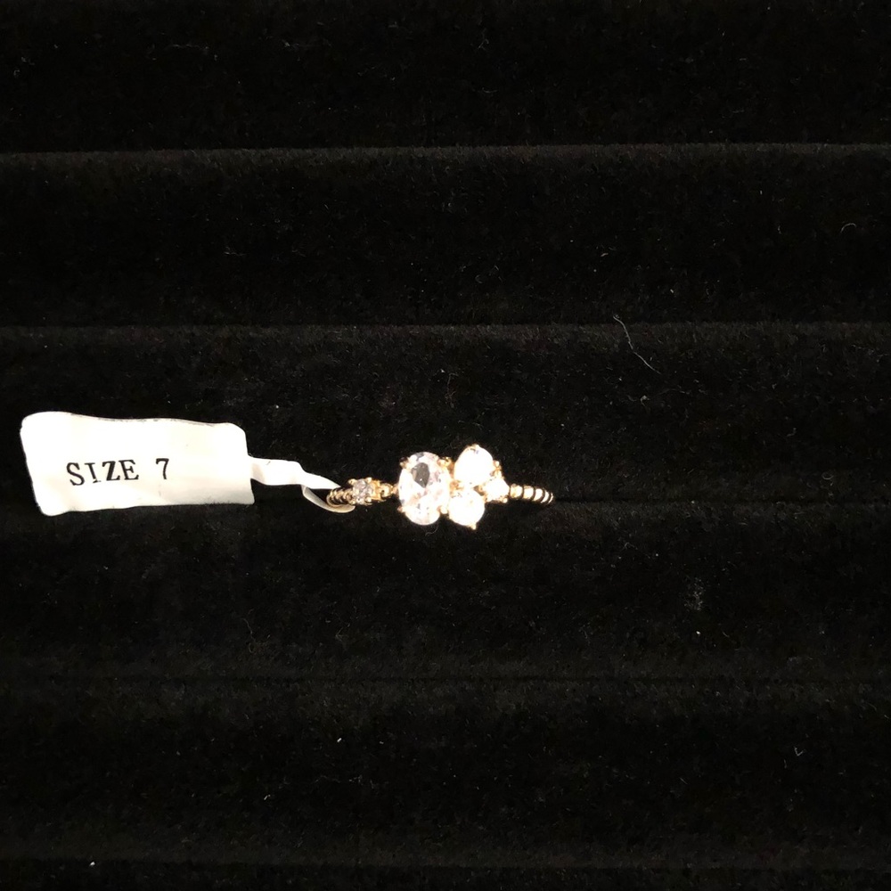 NWT 925 Gold Tone Ring - Picture 2 of 5
